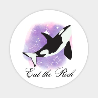 Eat the Rich Orca Magnet